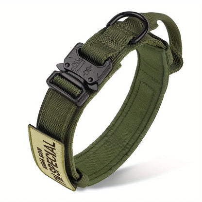 Collar de entrenamiento estilo militar CommandK9™ con asa y parche