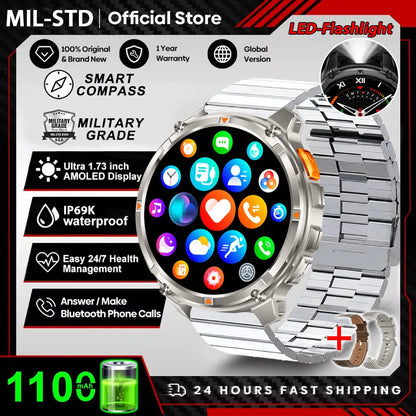 T-Rex3 Ultra Outdoor GPS Smartwatch – 1100mAh B