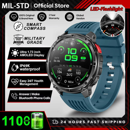 T-Rex3 Ultra Outdoor GPS Smartwatch – 1100mAh B