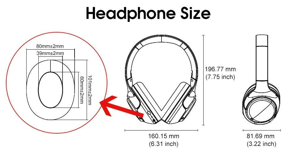 QCY H3 UltraQuiet ANC Headphones