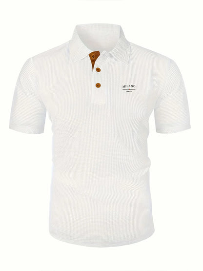 Polo de manga corta prémium para hombre | Ajuste clásico para el día a día
