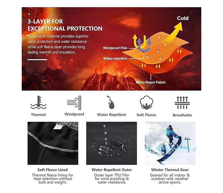 Women's Windproof Thermal Trousers | Warm Outdoor Hiking & Walking Pants