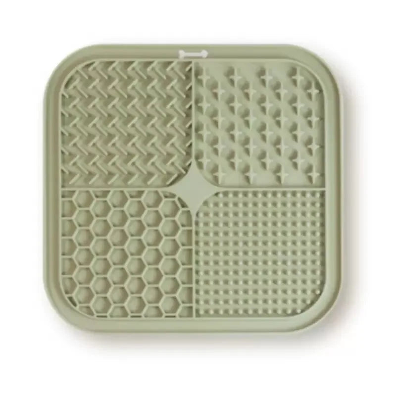 PawLick™ Silicone Slow Feeder Licking Mat – Suction Cup Anti-Choke Pet Feeding Mat