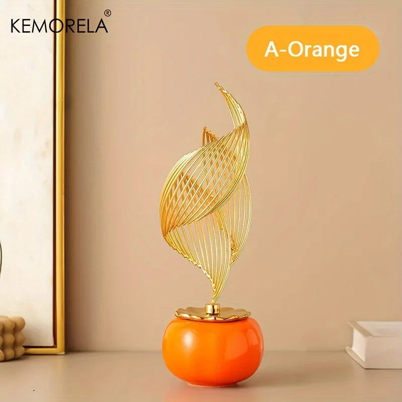 Modern Ceramic Statue – Nordic Luxury Figurine for Home, Living Room & Office Décor