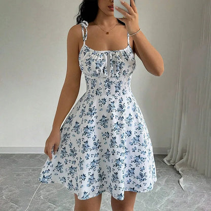 PureSummer Women’s Short Floral Dress