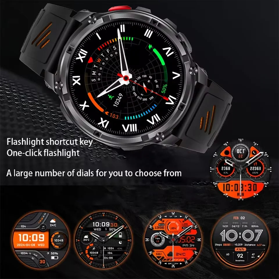 T-Rex3 Ultra Outdoor GPS Smartwatch – 1100mAh B