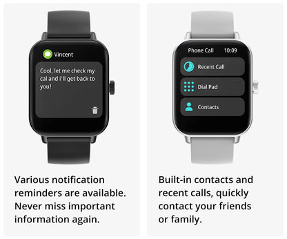 Sports Smart Watch, Fitness Tracker Watch, Bluetooth Smartwatch, Health Monitor Watch, Unisex Smart Watch