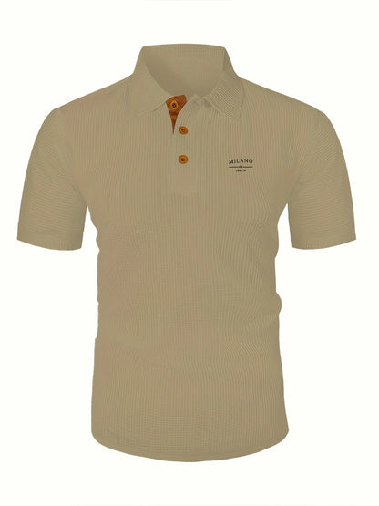 Polo de manga corta prémium para hombre | Ajuste clásico para el día a día