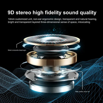A520 Wireless TWS Earbuds – Bluetooth Sports Earphones with Secure Ear Hooks, Touch Control & Built-in Mic for Running and Gaming