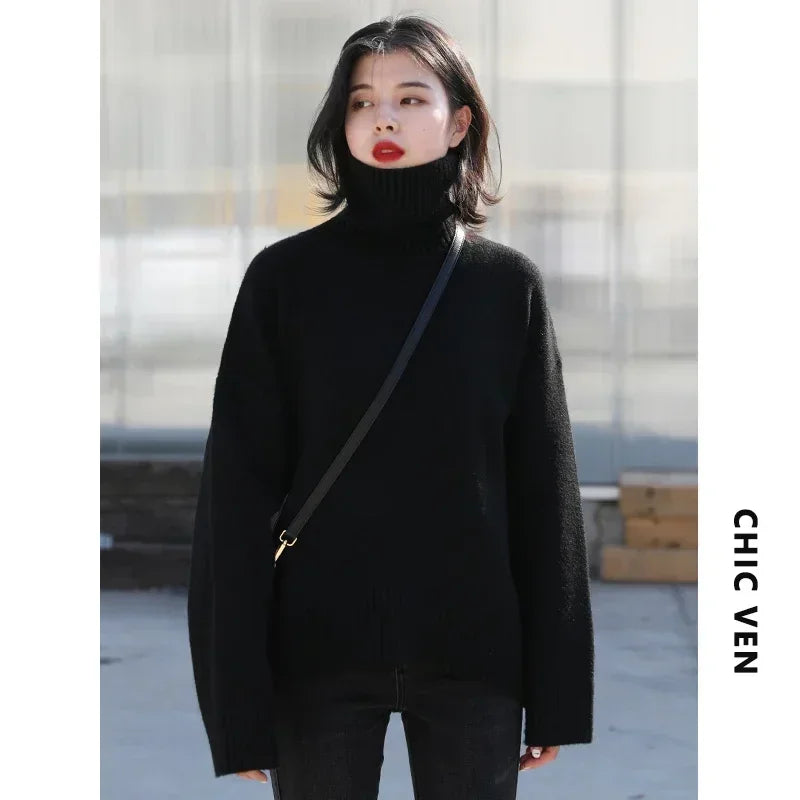 Women's Roll Neck Jumper (termo britânico para Turtleneck Sweater)