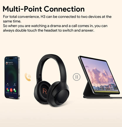 QCY H3 UltraQuiet ANC Headphones