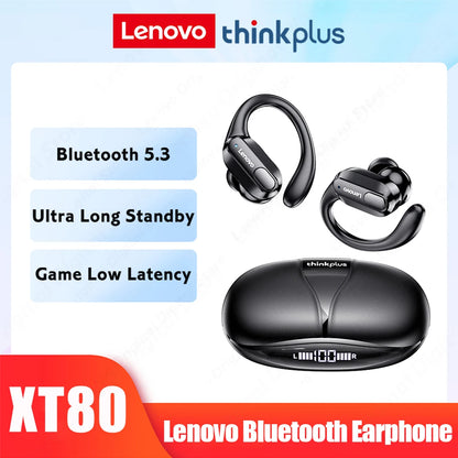 XT80 ActiveBeat Auriculares Bluetooth – Auriculares Inalámbricos con Reducción de Ruido y Ganchos de Sujeción Segura