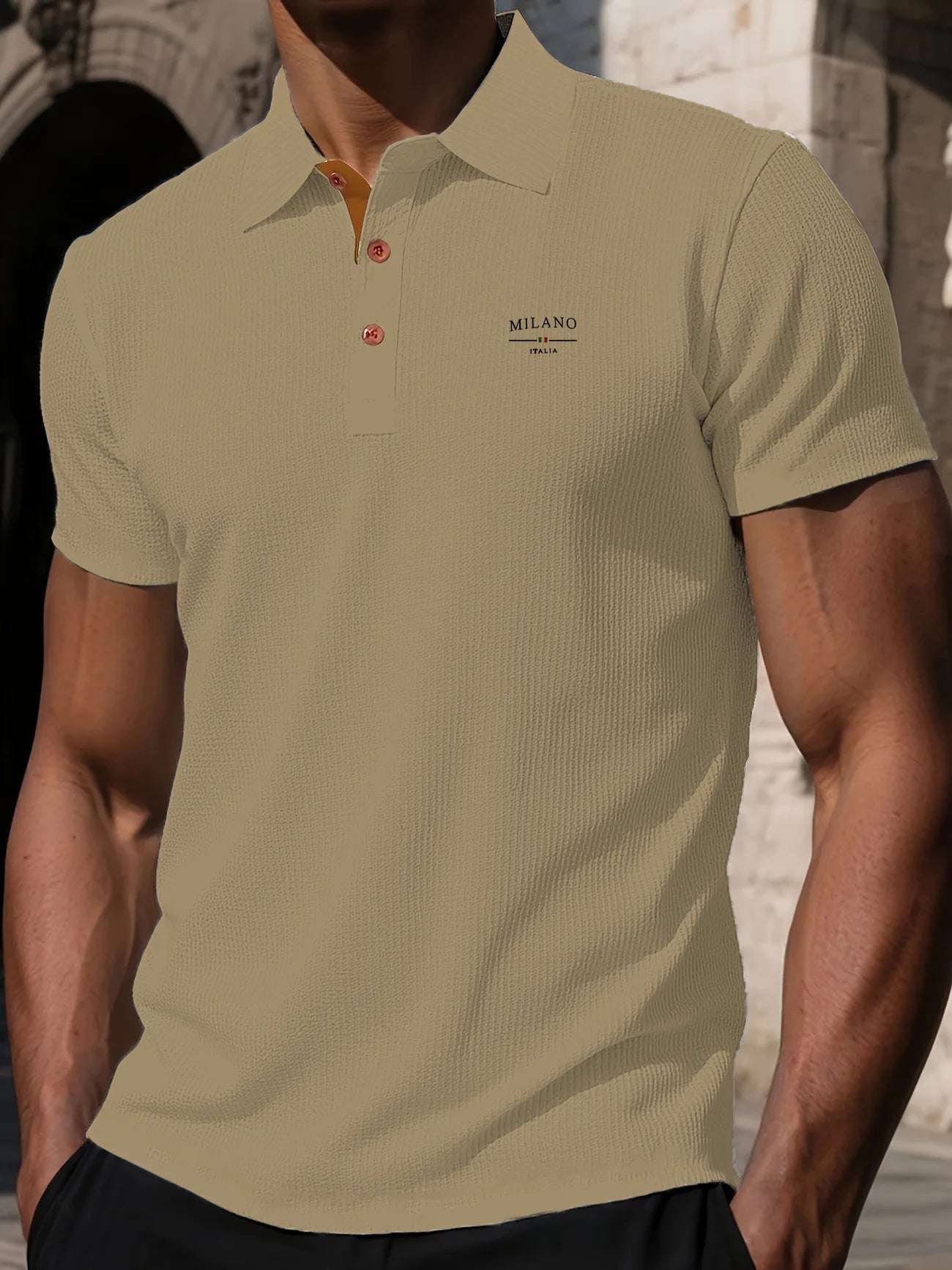 Polo de manga corta prémium para hombre | Ajuste clásico para el día a día