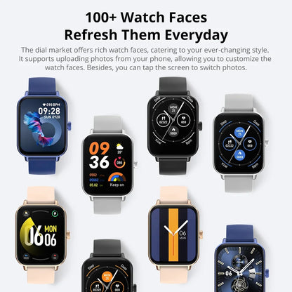 Sports Smart Watch, Fitness Tracker Watch, Bluetooth Smartwatch, Health Monitor Watch, Unisex Smart Watch