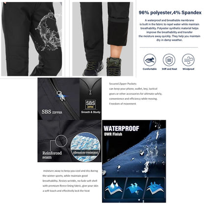 Women's Windproof Thermal Trousers | Warm Outdoor Hiking & Walking Pants