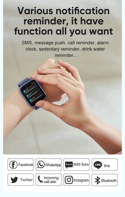 Relógio Inteligente COLMI P71 ActiveVoice – Smartwatch à prova d'água IP68 com monitoramento de saúde para homens e mulheres