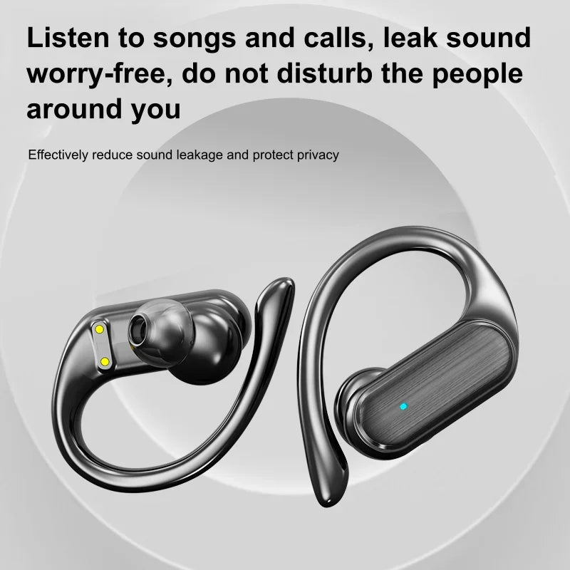 A520 Wireless TWS Earbuds – Bluetooth Sports Earphones with Secure Ear Hooks, Touch Control & Built-in Mic for Running and Gaming