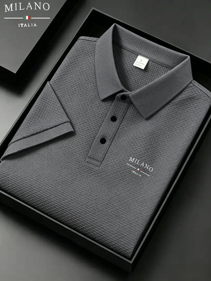 Polo de manga corta prémium para hombre | Ajuste clásico para el día a día