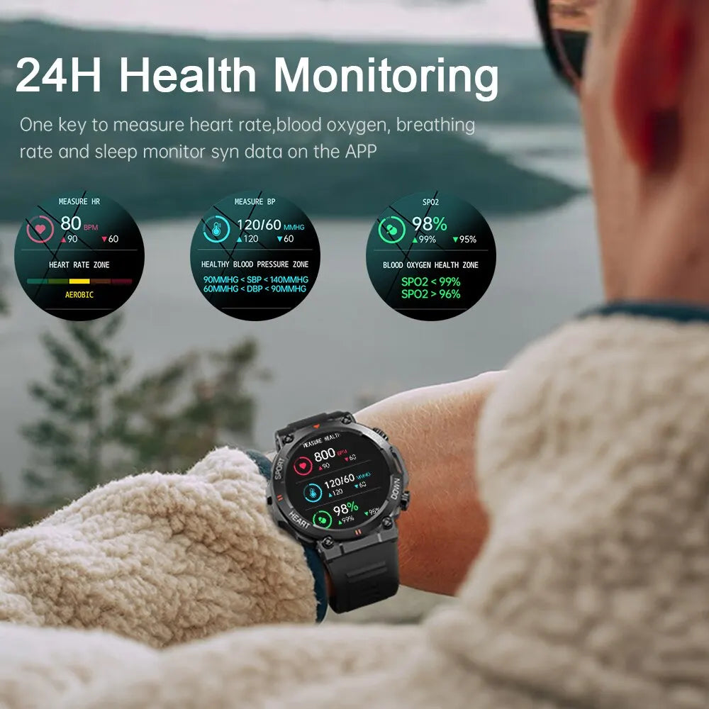 ActivePro HD Bluetooth Calling Smart Watch with Heart Rate Monitor