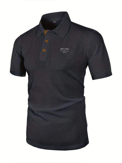 Polo de manga corta prémium para hombre | Ajuste clásico para el día a día