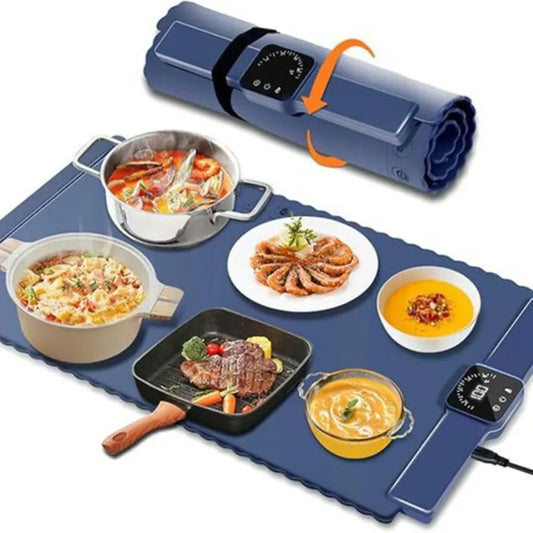 Electric Food Warming Mat with Adjustable Temperature