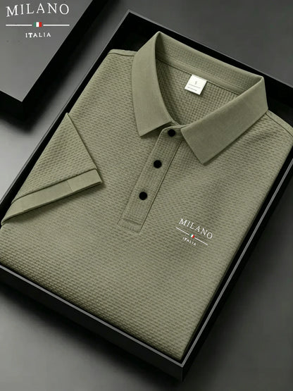 Polo de manga corta prémium para hombre | Ajuste clásico para el día a día