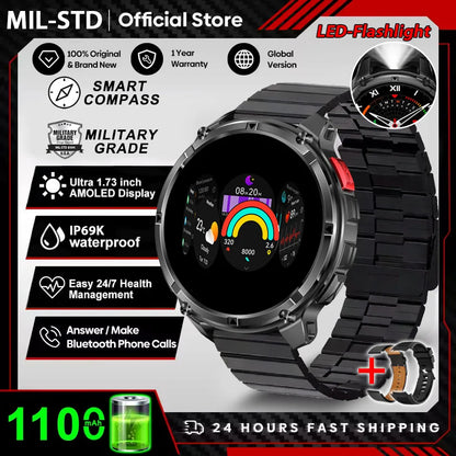 T-Rex3 Ultra Outdoor GPS Smartwatch – 1100mAh B