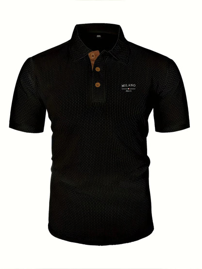 Polo de manga corta prémium para hombre | Ajuste clásico para el día a día
