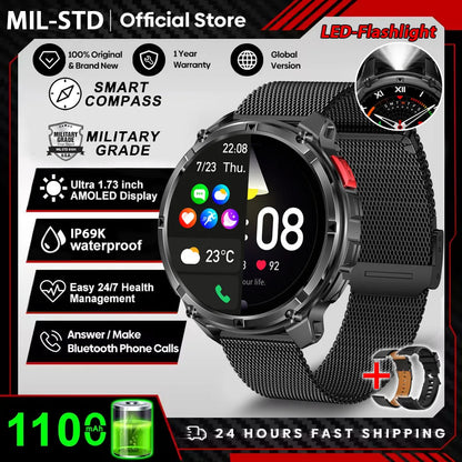 T-Rex3 Ultra Outdoor GPS Smartwatch – 1100mAh B