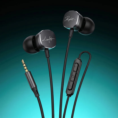 PureSound Type-C HiFi Earbuds – Wired Stereo Headphones with Deep Bass & HD Mic