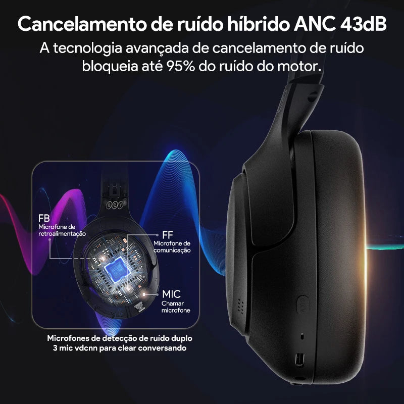 QCY H3 UltraQuiet ANC Headphones