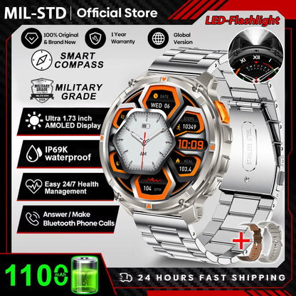 T-Rex3 Ultra Outdoor GPS Smartwatch – 1100mAh B