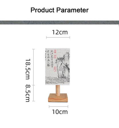 LumiNest™ Dimmable LED Bedside Table Lamp – Elegant Fabric Shade Bedroom Light