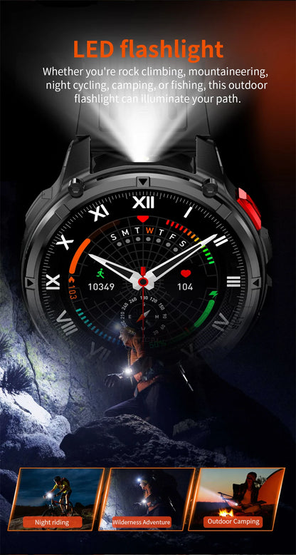 T-Rex3 Ultra Outdoor GPS Smartwatch – 1100mAh B