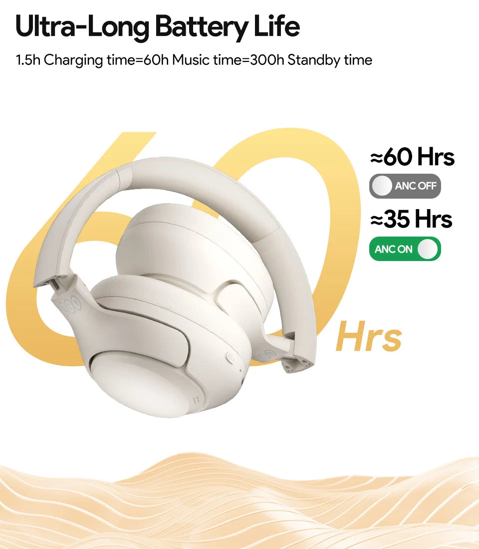 QCY H3 UltraQuiet ANC Headphones