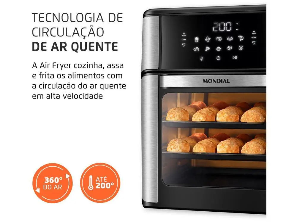 12L Large Capacity Air Fryer Oven – Oil-Free Healthy Cooking with Rapid Hot Air