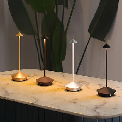 LumiTouch™ Rechargeable LED Table Lamp – Cordless Touch Sensor Bedside Light with 3 Colour Modes