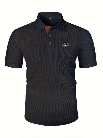 Polo de manga corta prémium para hombre | Ajuste clásico para el día a día
