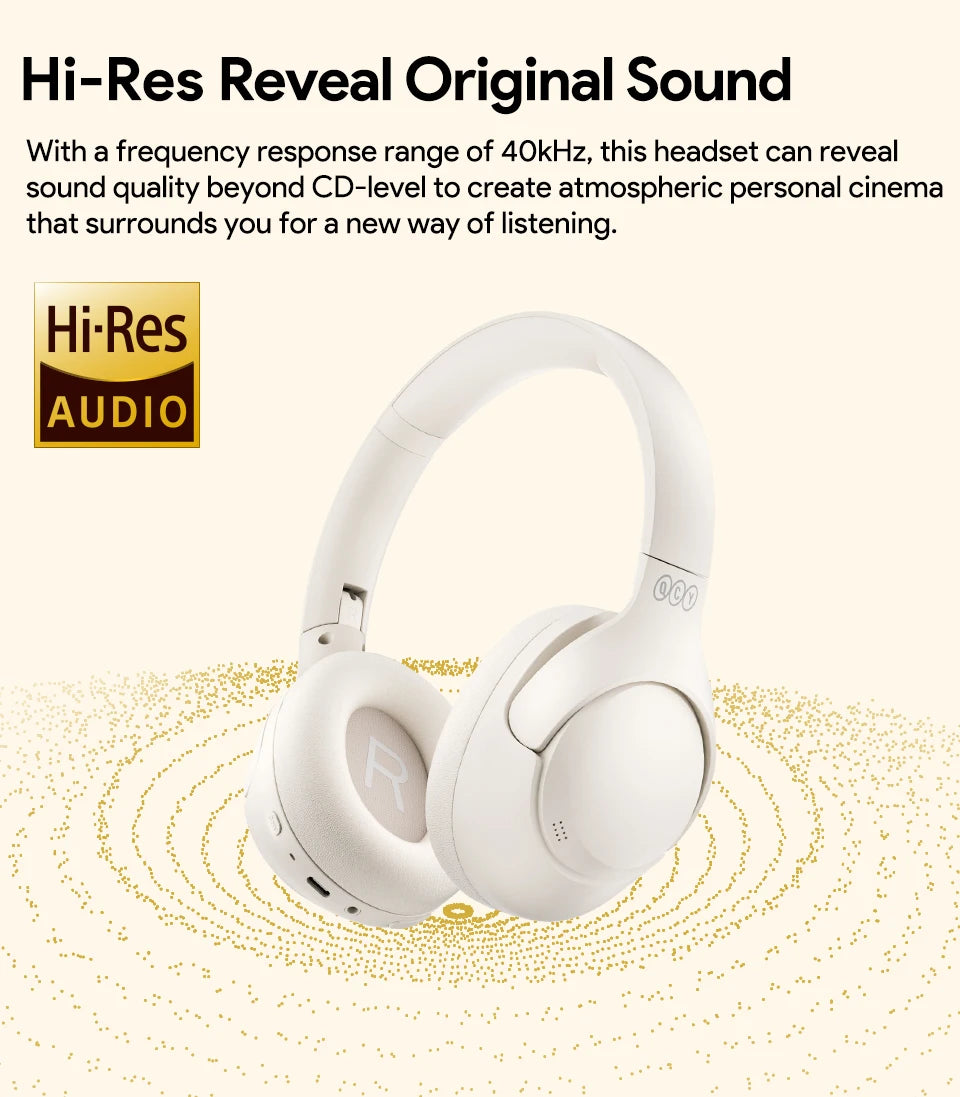 QCY H3 UltraQuiet ANC Headphones