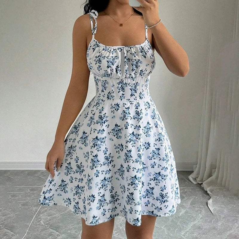 PureSummer Women’s Short Floral Dress