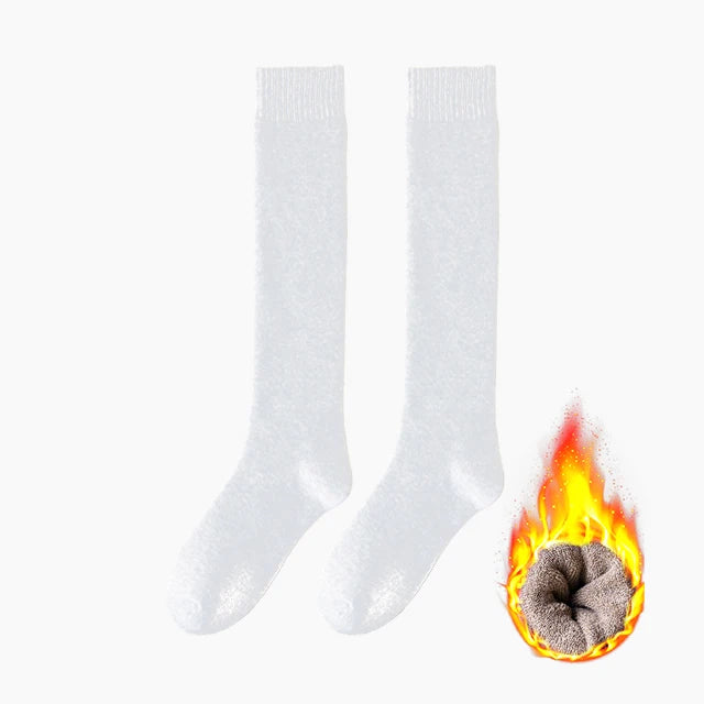 WarmNest™ Premium Winter Knee-High Socks – Breathable Thick Cotton Thermal Socks for Women
