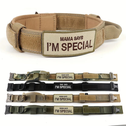 Collar de entrenamiento estilo militar CommandK9™ con asa y parche