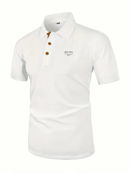 Polo de manga corta prémium para hombre | Ajuste clásico para el día a día